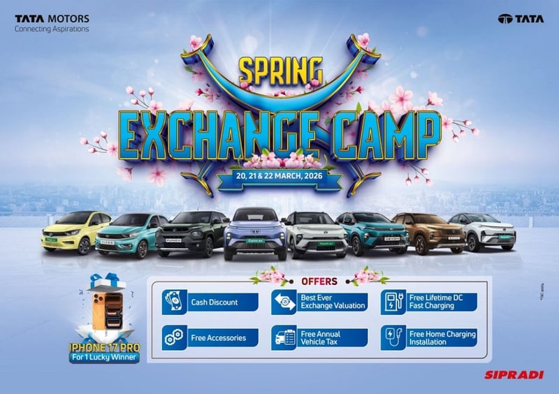 टाटाको स्प्रिङ एक्स्चेन्ज क्याम्प सुरु, पुराना गाडी लगेर नयाँ साट्न सकिने