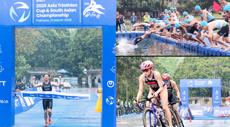 एसिया कप ट्रायथ्लन र साउथ एसिया च्याम्पियनसिप पोखरामा सम्पन्न, यी हुन् विजेता