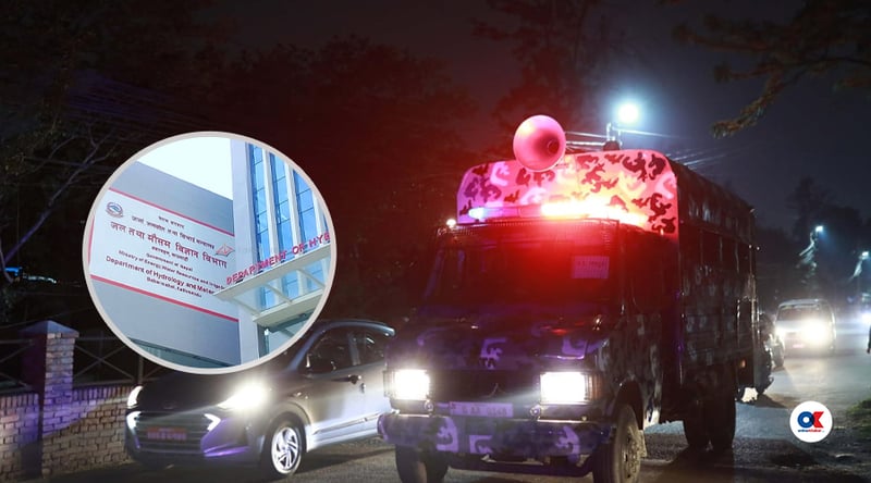 मौसम विभाग भन्छ– घरमै बस्नू, प्रहरीको उर्दी– तत्काल छाड्नू