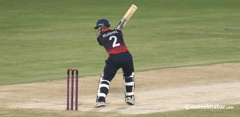 कुशल भुर्तेलको अर्धशतकमा नेपालले बराबरी गर्यो टी–२० शृंखला