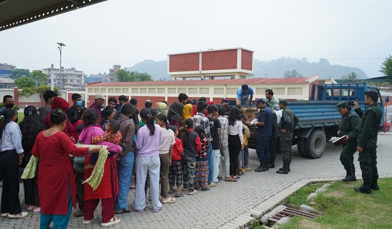 कीर्तिपुरमा सुकुमवासीको असन्तुष्टि : पेटभरि खाना पाइएन