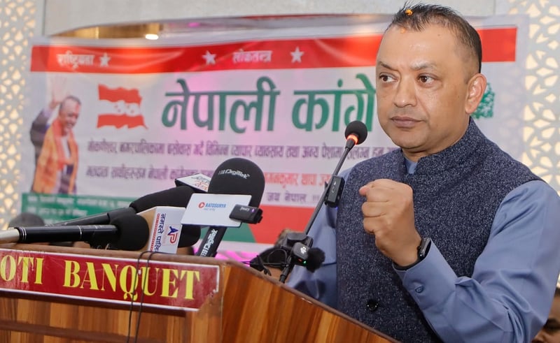 काँग्रेस नेतृत्वको सरकार बनेपछि सिंहदरबार जलाउनुपर्ने अवस्था हुँदैन: गगन थापा