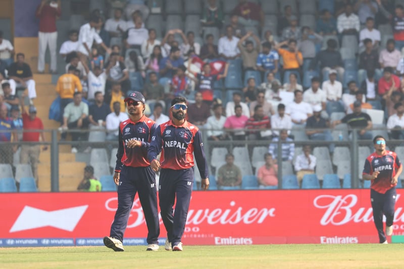 टि–ट्वान्टी विश्वकप क्रिकेट प्रतियोगिताको पहिलो खेलमा नेपाल पराजित