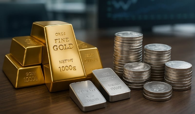 सुनचाँदीको मूल्य घट्यो, आज कतिमा हुँदैछ कारोबार ?