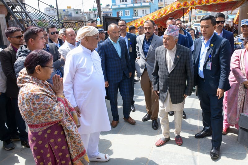 राष्ट्रपति पौडेलद्वारा पूर्वप्रधानमन्त्री ओलीलाई समवेदना प्रकट