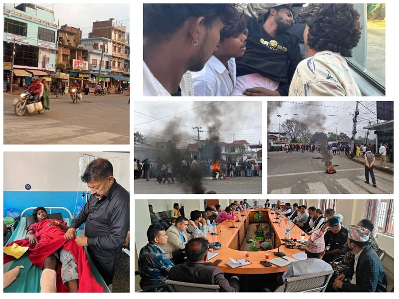 महाराजगञ्जको साम्प्रदायिक तनाव: सानो माइक विवादले ल्यायो त्रास, युवाहरू घाइते