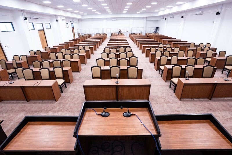 सांसदहरूको शपथका लागि अन्तिम चरणमा अस्थायी हल निर्माणको काम