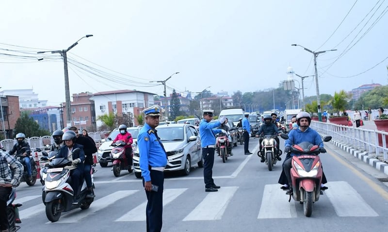 दुई हजार ७२२ सवारी चालक कारबाहीमा, २७ लाख बढी राजश्व सङ्कलन