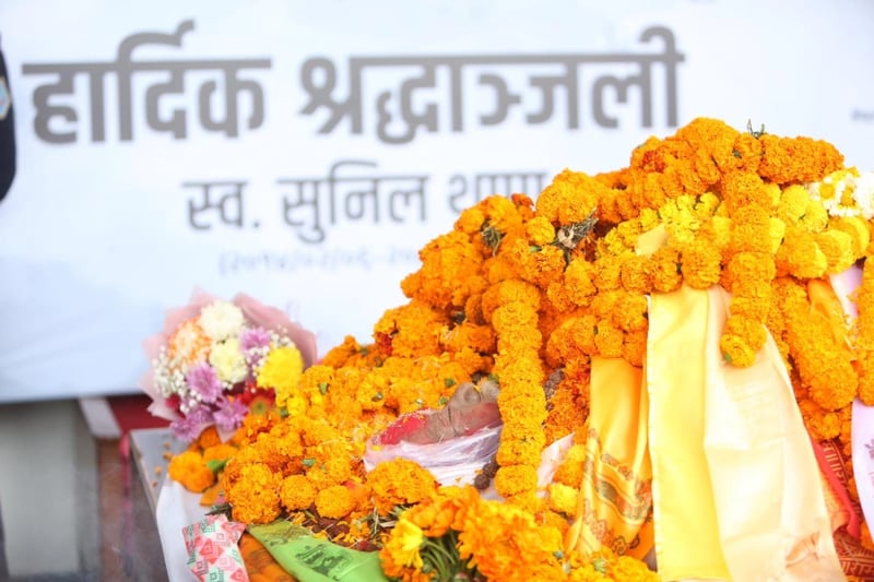 Veteran artist Thapa cremated