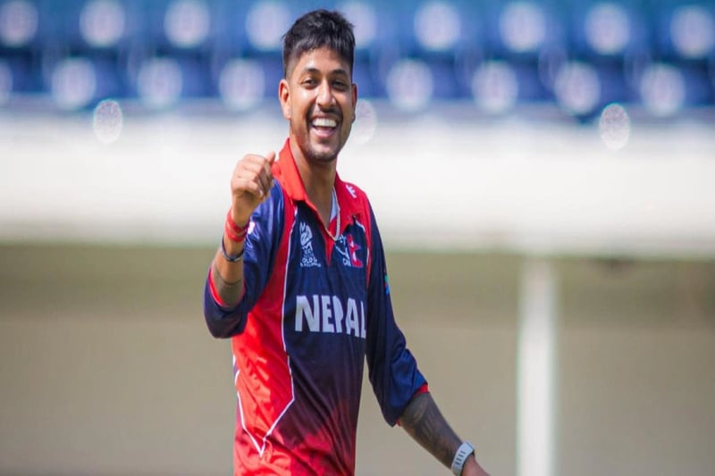 Nepal strike thrice early: Sher Malla, Nandan and Sandeep take a wicket each