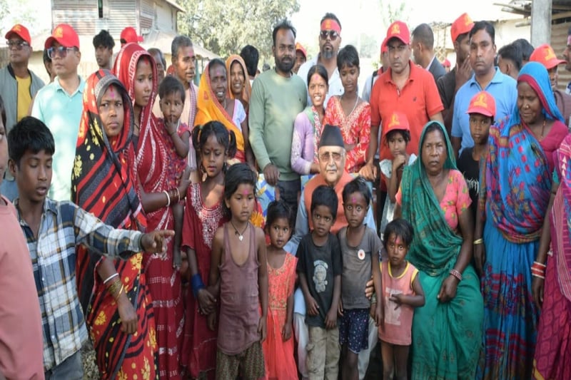 Nearly entire Barhasudi village in Jhapa joins UML, 400 voters take membership