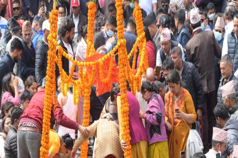 NC Prez Thapa extends condolences on the passing of UML Chair Oli’s father