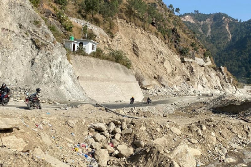 Incessant rain obstructs vehicular movement along BP Highway