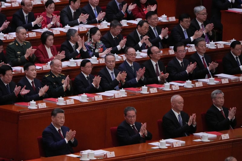 China's leaders project stability despite Middle East war