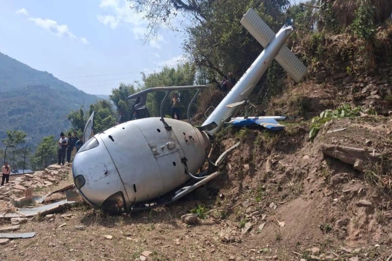 Pilot's quick action saved us after Khotang helicopter crash, say survivors
