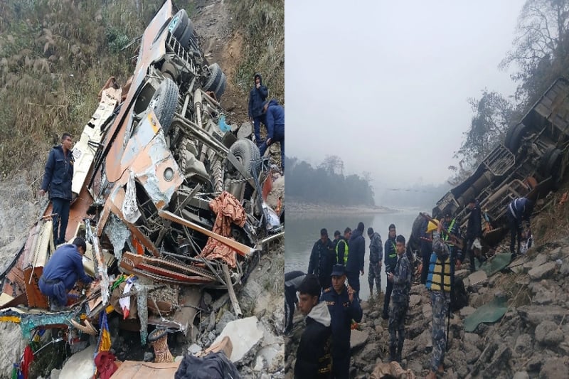 Injured passenger trapped inside bus rescued alive after five hours