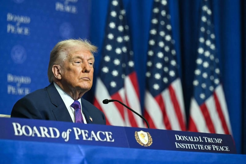 Trump kicks off his 'Board of Peace,' as war clouds loom on Iran