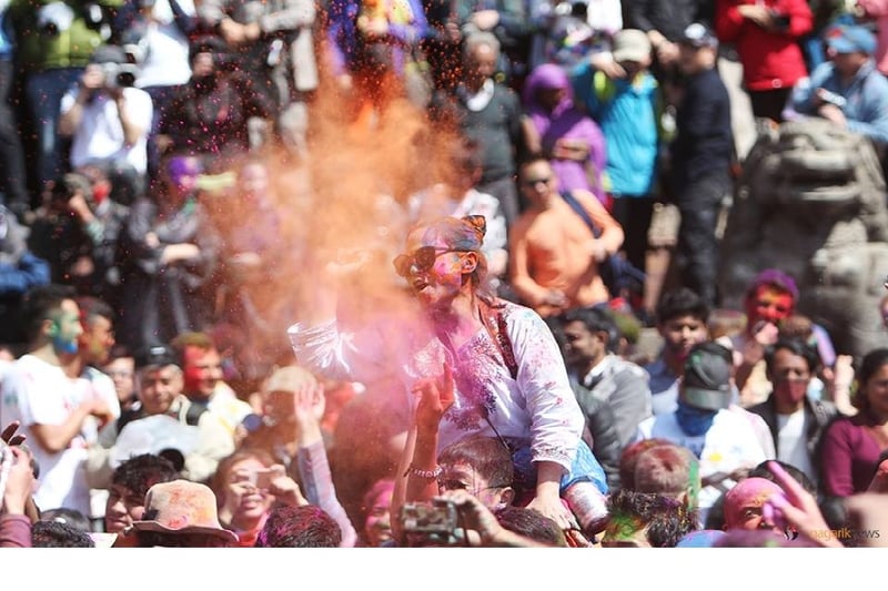 Holi festival being celebrated in mountainous, hilly districts