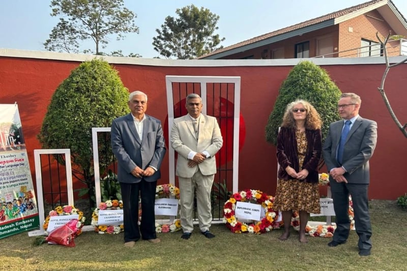 Bangladesh Embassy observes Martyrs’ Day and International Mother Language Day in Kathmandu