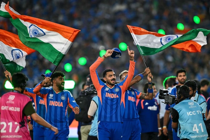 India crush New Zealand to win third T20 World Cup title