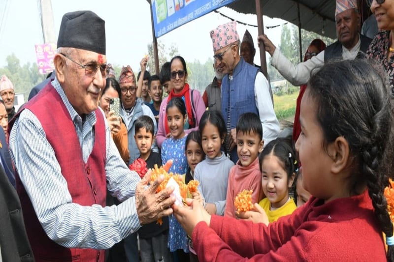 UML chair Oli says video of cash burning at Deuba residence was ‘AI-generated’