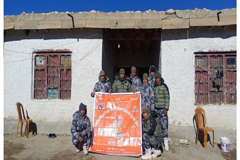 Nepali Army and APF establish Election Security Bases in Mustang