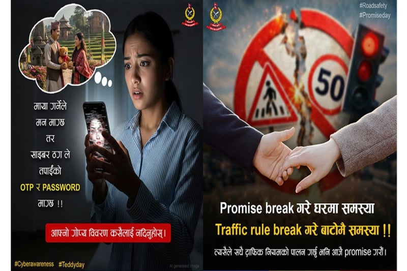 Valentine’s week: Police blend love with responsibility