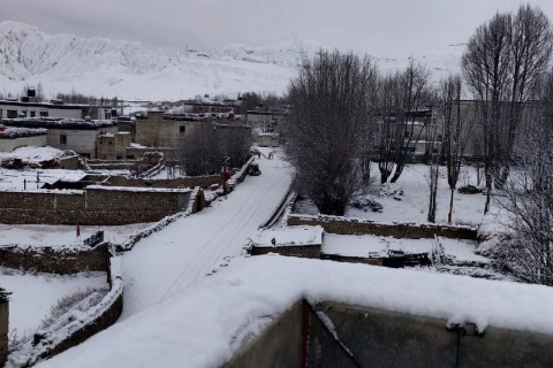 Heavy snowfall in Mustang, Humla and Bajura