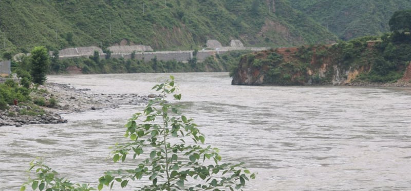 Temporary Bailey bridge over Sunkoshi River at Phoksingtar commences operations
