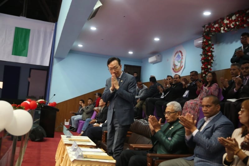 Korean Envoy Park attends 4th Mt Everest Int’l Taekwondo championships 2026