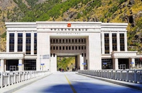 Empty containers head to Kerung via Rasuwagadhi as imports remain halted after election