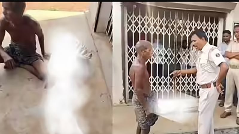 Tribal man brings dead sister's skeleton to bank to withdraw money from her account