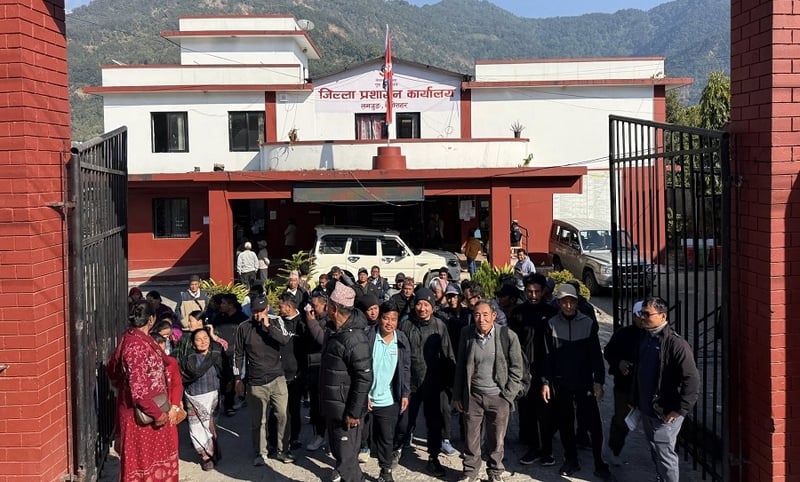 Groups affected by Tanahu Hydropower Project voice for compensation