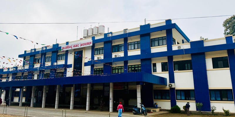 15-bed city hospital built in Madhyabindu Municipality