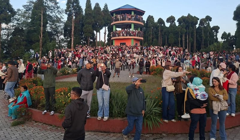 Kanyam, Antu packed with tourists in New Year
