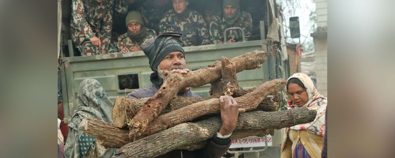 Army, local govts start distributing firewood