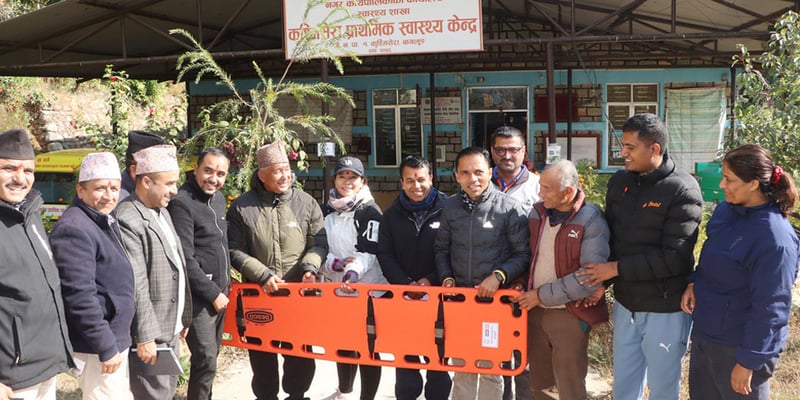 Health materials aid to 49 health facilities in Baglung