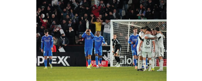 Real Madrid knocked out from Copa