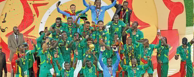 Senegal wins Africa Cup in chaotic final