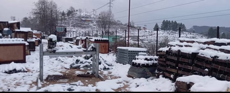 Farmers welcome season’s first snowfall in Sudurpashchim hills