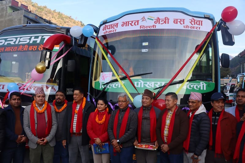 Beni in Myagdi directly connected to New Delhi by bus service