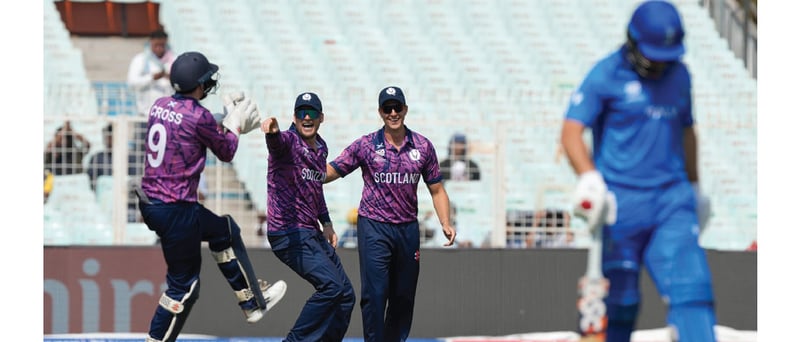 Scotland spoil Italy's T20 World Cup debut with big win