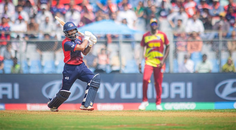 Nepal loses to West Indies, exits from ICC T20