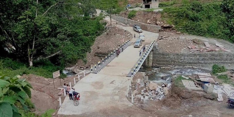 Thirteen concrete, 17 suspension bridges built in Bhojpur since 2015