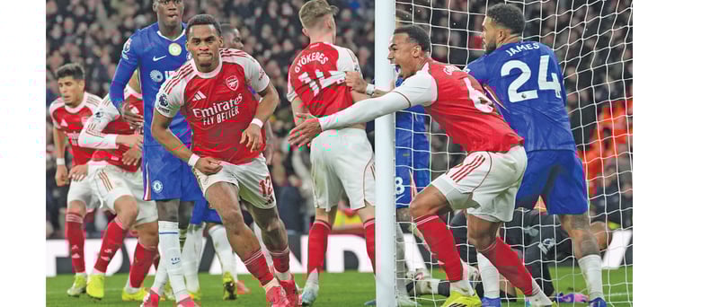 Arsenal maintain 5-point lead at top of EPL