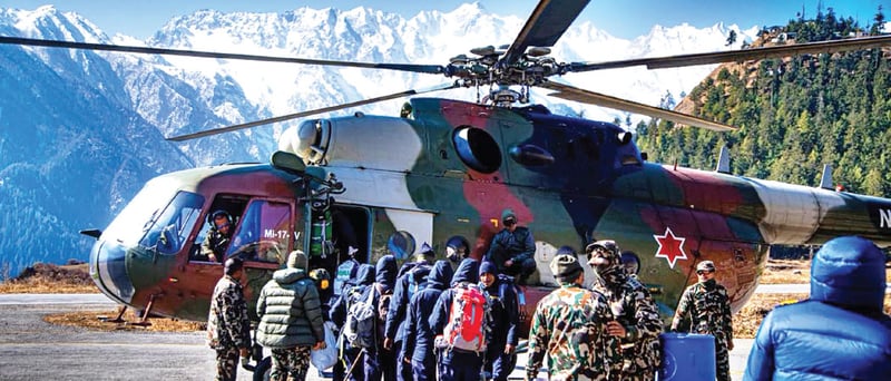 Army airlifts poll materials to remote Karnali districts