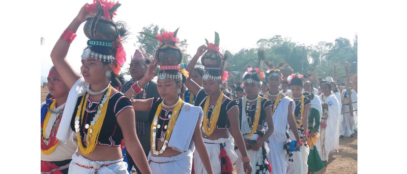 Tharu women preserving traditional attire