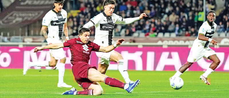 Parma scores two own goals in two minutes