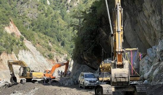 Foundation stone laid for construction of Palanse-Tarakeshwor road