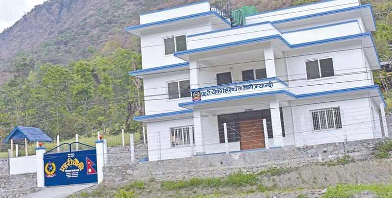 Gandaki Province completes modern police post in Singa